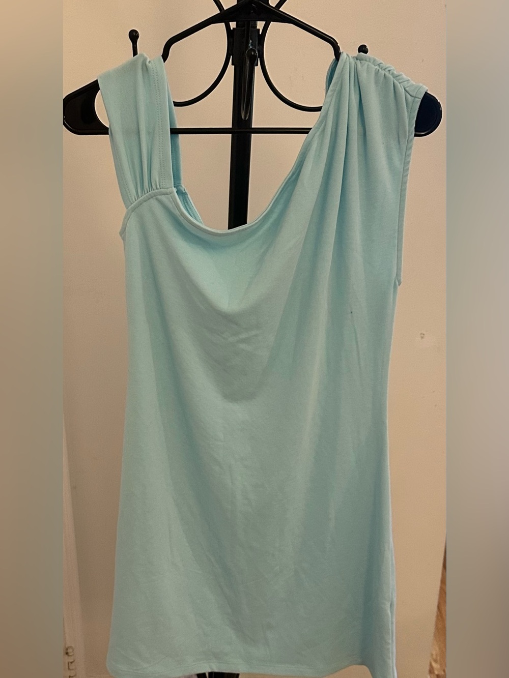 Free People Beach Aqua Scoop Neck Tank Size Large